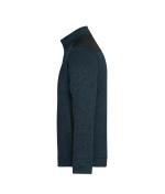 Unisexe Veste workwear polaire tricoté demi-zip - STRONG - Marine/marine 8538