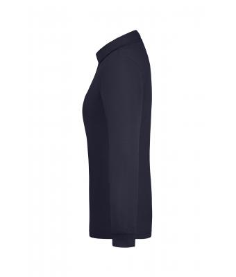 Damen Ladies' Workwear Polo Pocket Longsleeve Navy 8539