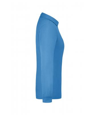 Ladies Ladies' Workwear Polo Pocket Longsleeve Aqua 8539