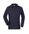 Damen Ladies' Workwear Polo Pocket Longsleeve Navy 8539
