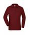 Ladies Ladies' Workwear Polo Pocket Longsleeve Wine 8539