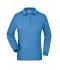 Dames Ladies' Workwear Polo Pocket Longsleeve Aqua 8539