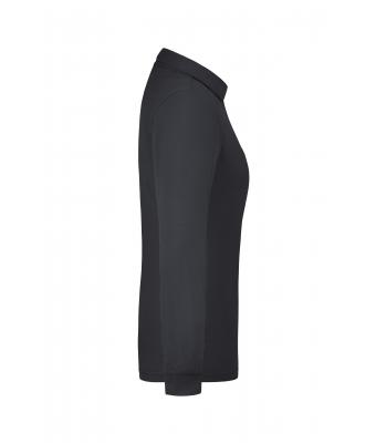 Dames Ladies' Workwear Polo Pocket Longsleeve Carbon 8539