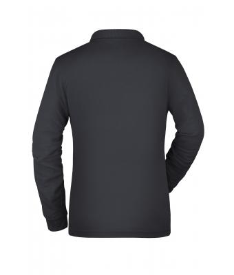 Dames Ladies' Workwear Polo Pocket Longsleeve Carbon 8539