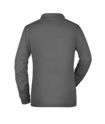 Dames Ladies' Workwear Polo Pocket Longsleeve Donkergrijs 8539