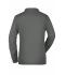 Dames Ladies' Workwear Polo Pocket Longsleeve Donkergrijs 8539