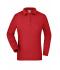 Dames Ladies' Workwear Polo Pocket Longsleeve Rood 8539