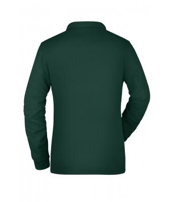 Dames Ladies' Workwear Polo Pocket Longsleeve Donkergroen 8539