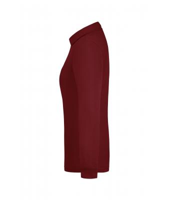 Ladies Ladies' Workwear Polo Pocket Longsleeve Wine 8539