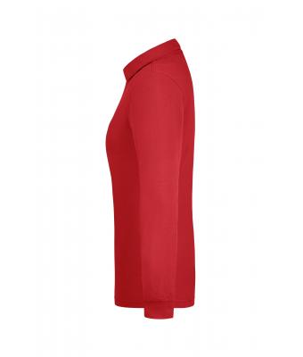 Dames Ladies' Workwear Polo Pocket Longsleeve Rood 8539