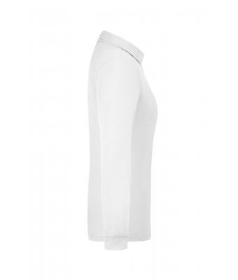 Dames Ladies' Workwear Polo Pocket Longsleeve Wit 8539