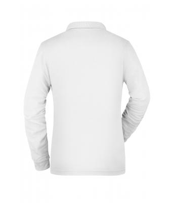 Dames Ladies' Workwear Polo Pocket Longsleeve Wit 8539