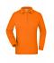 Femme Polo workwear femme manches longues et poche poitrine Orange 8539