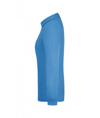 Femme Polo workwear femme manches longues et poche poitrine Aqua 8539