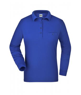 Femme Polo workwear femme manches longues et poche poitrine Royal 8539