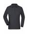 Femme Polo workwear femme manches longues et poche poitrine Carbone 8539