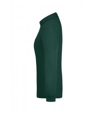 Femme Polo workwear femme manches longues et poche poitrine Vert-foncé 8539