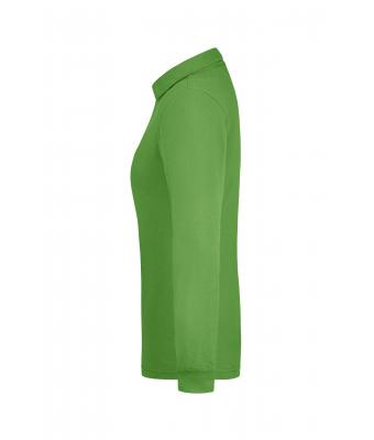 Femme Polo workwear femme manches longues et poche poitrine Vert-citron 8539
