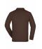 Heren Men's Workwear Polo Pocket Longsleeve Bruin 8540