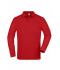 Heren Men's Workwear Polo Pocket Longsleeve Rood 8540