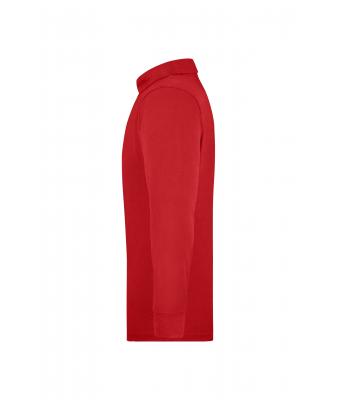 Heren Men's Workwear Polo Pocket Longsleeve Rood 8540