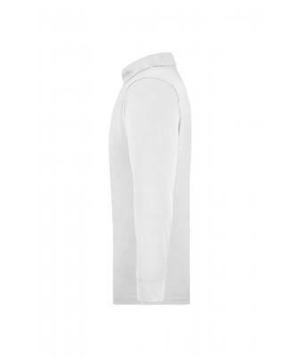 Herren Men's Workwear Polo Pocket Longsleeve White 8540