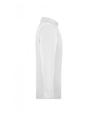 Men Men's Workwear Polo Pocket Longsleeve White 8540