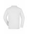 Homme Polo workwear homme manches longues et poche poitrine Blanc 8540