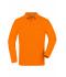 Homme Polo workwear homme manches longues et poche poitrine Orange 8540