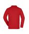 Homme Polo workwear homme manches longues et poche poitrine Rouge 8540