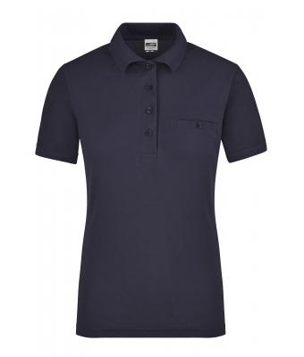 Dames Ladies' Workwear Polo Pocket Navy 8541