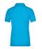Dames Ladies' Workwear Polo Pocket Turquoise 8541