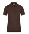 Damen Ladies' Workwear Polo Pocket Brown 8541