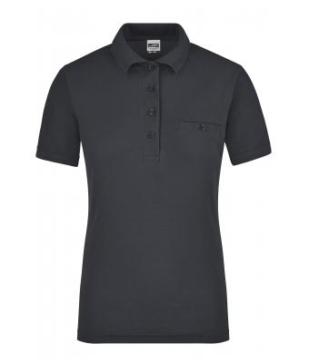 Dames Ladies' Workwear Polo Pocket Carbon 8541