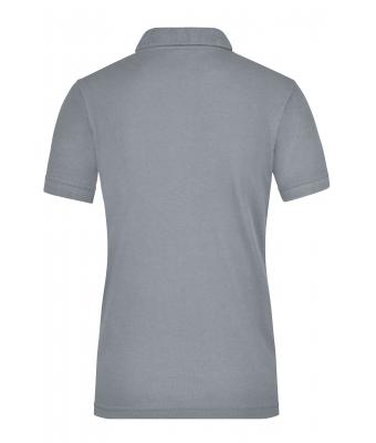 Dames Ladies' Workwear Polo Pocket Heather-grijs 8541