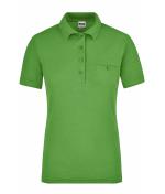 Dames Ladies' Workwear Polo Pocket Lime 8541