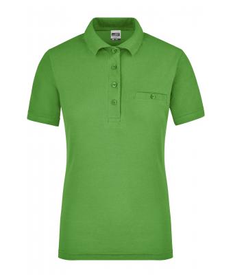 Dames Ladies' Workwear Polo Pocket Lime 8541