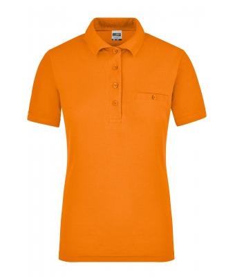 Damen Ladies' Workwear Polo Pocket Orange 8541