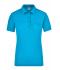 Dames Ladies' Workwear Polo Pocket Turquoise 8541