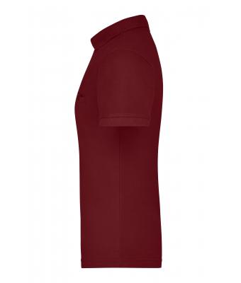 Damen Ladies' Workwear Polo Pocket Wine 8541
