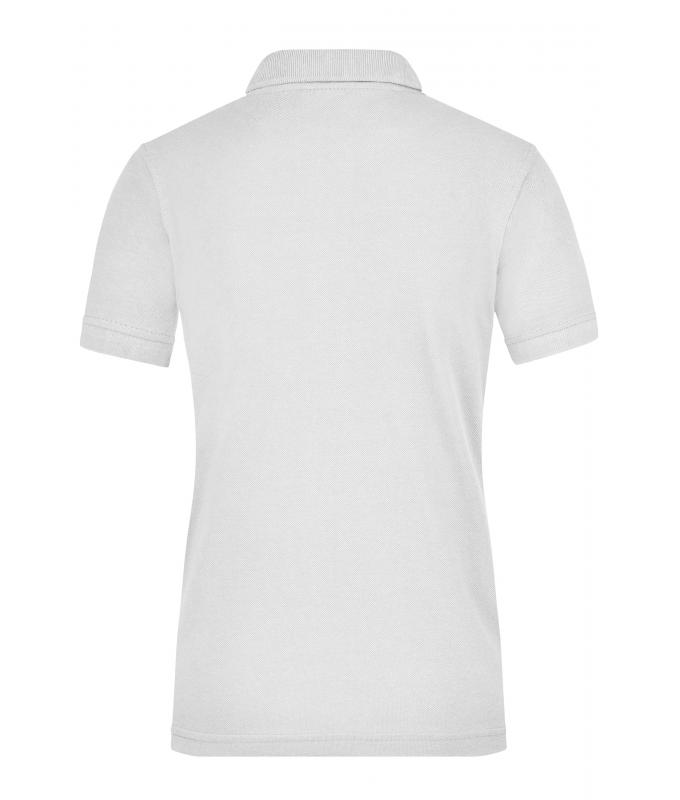 Damen Ladies' Workwear Polo Pocket White 8541