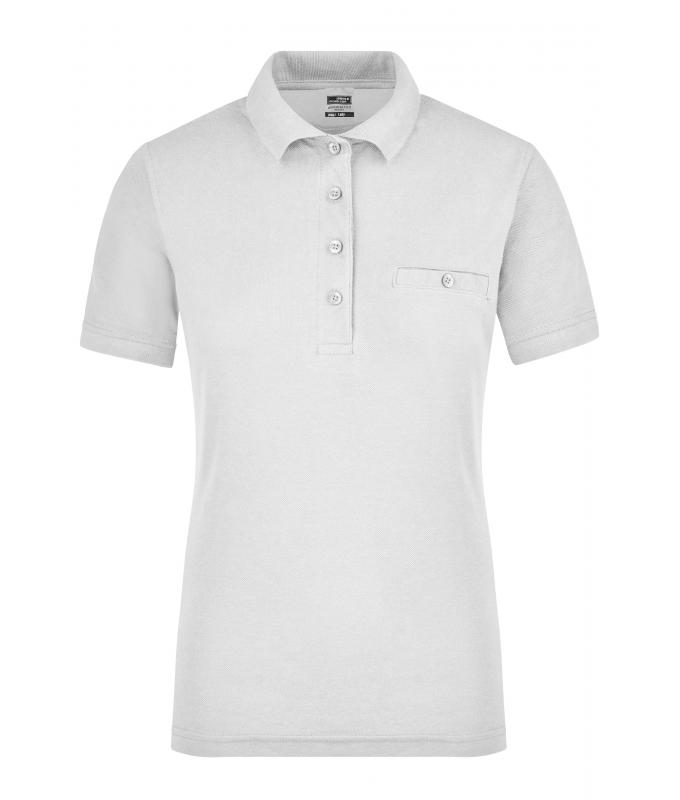Ladies Ladies' Workwear Polo Pocket White 8541