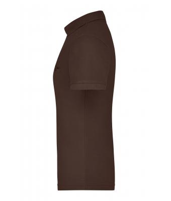 Femme Polo workwear femme avec poche poitrine Marron 8541