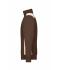 Unisexe Sweat-shirt workwear demi-zip - COLOR - Marron/pierre 8542