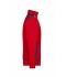 Unisexe Sweat-shirt workwear demi-zip - COLOR - Rouge/marine 8542