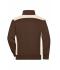 Unisex Workwear Half-Zip Sweat - COLOR - Bruin/steen 8542