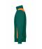 Unisex Workwear Half-Zip Sweat - COLOR - Dongergroen/oranje 8542