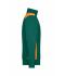 Unisex Workwear Half-Zip Sweat - COLOR - Dongergroen/oranje 8542