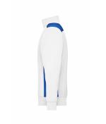 Unisex Workwear Half-Zip Sweat - COLOR - White/royal 8542