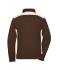 Dames Ladies' Workwear Sweat Jacket - COLOR - Bruin/steen 8543